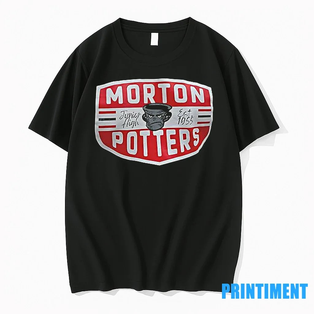 Morton Junior High Potters Logo Sweater - Adult & Kids T-Shirts, Sweatshirts & Hoodies apparel design preview 1