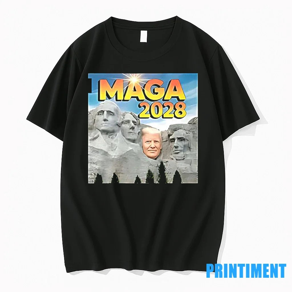 Mount Rushmore Trump Maga 2028 Sweater - Adult & Kids T-Shirts, Sweatshirts & Hoodies apparel design preview 1