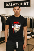 Mox Barbed Wire Santa Hat Jon Moxley Portrait - Adult & Kids T-Shirts, Sweatshirts & Hoodies apparel design preview 1