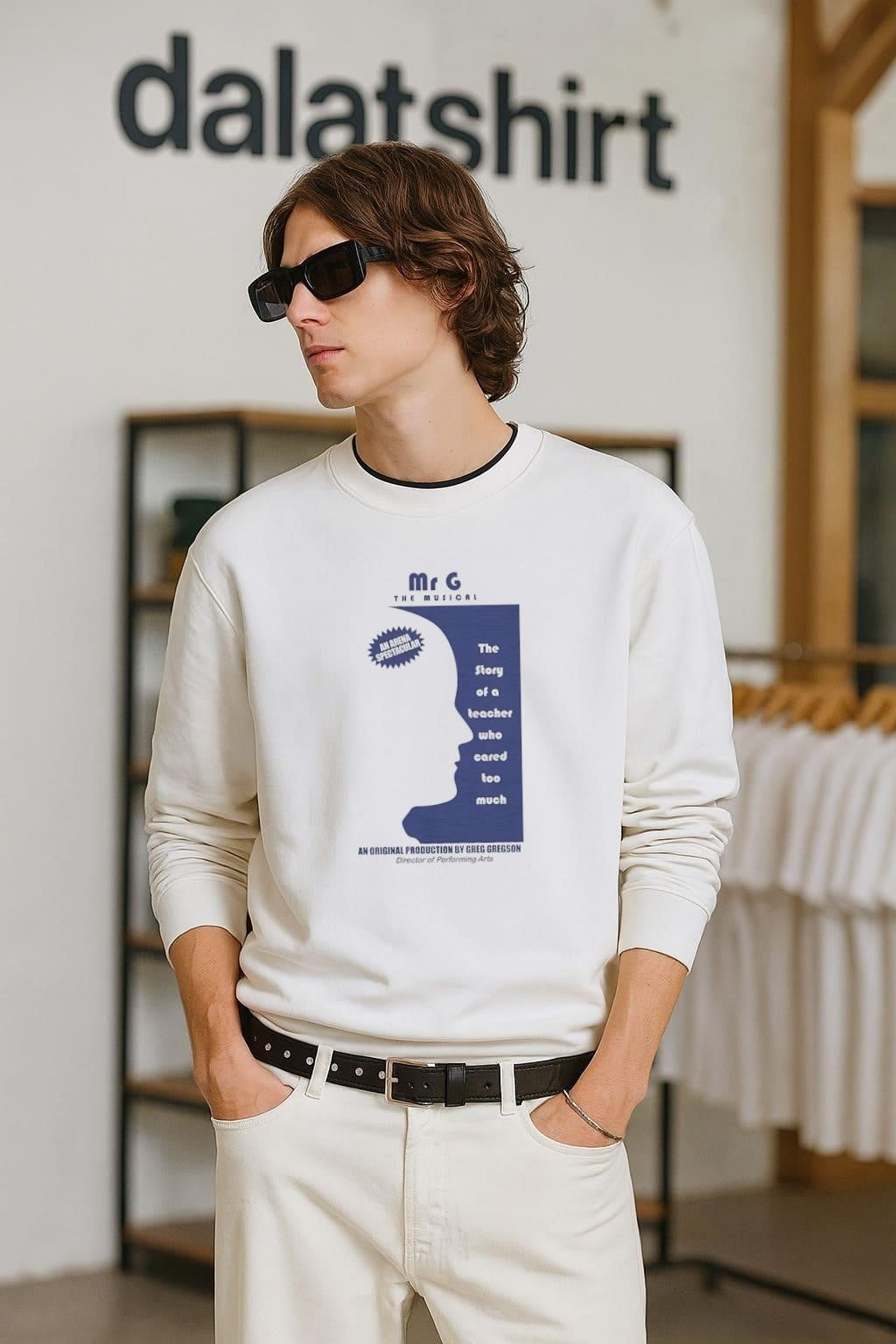 Mr G The Musical Story Of A Teacher Who Cared - Adult & Kids T-Shirts, Sweatshirts & Hoodies apparel design preview 2