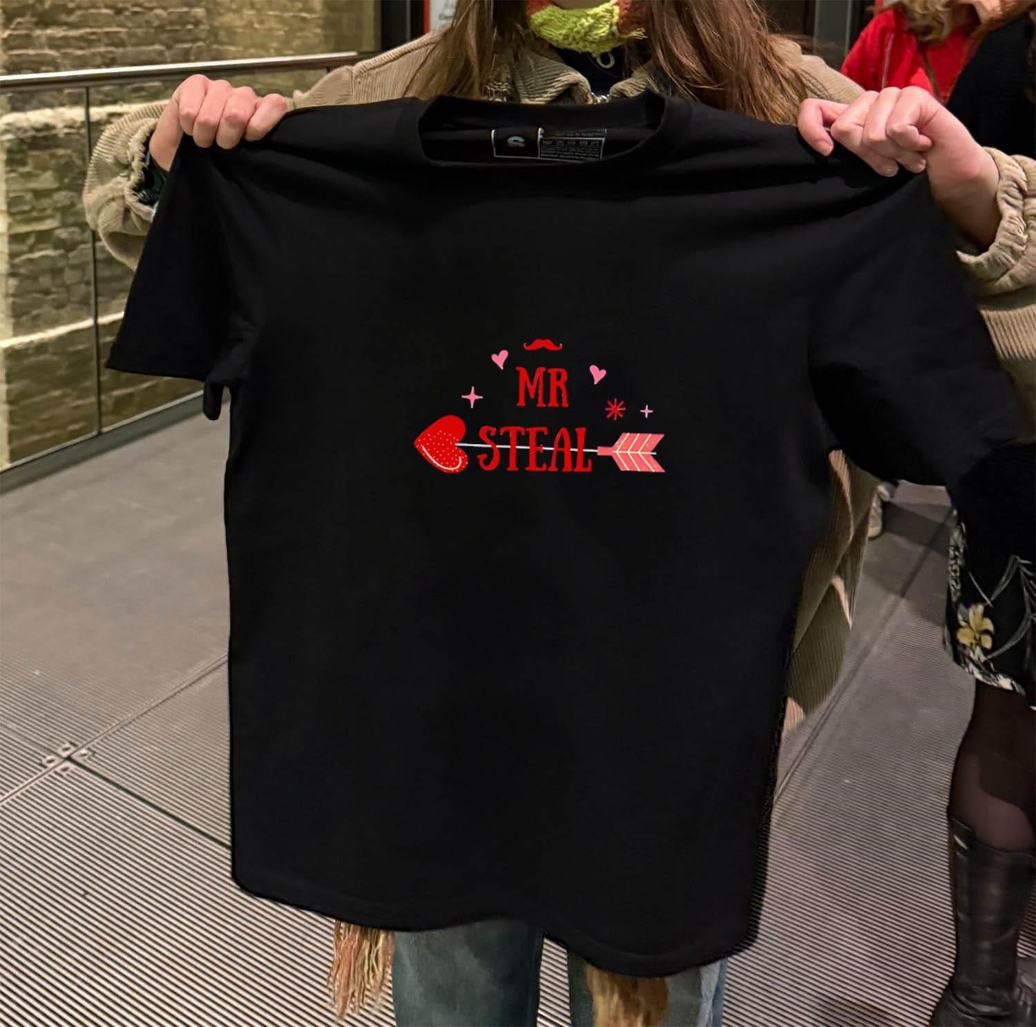 Mr Steal Your Girl Valentine - Adult & Kids T-Shirts, Sweatshirts & Hoodies apparel design preview 2