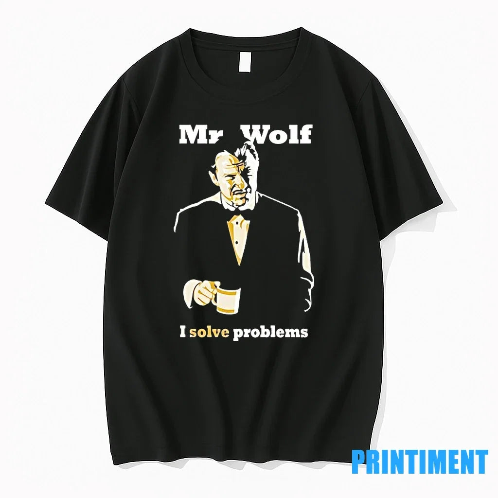 Mr Wolf I Solve Problems Sweater - Adult & Kids T-Shirts, Sweatshirts & Hoodies apparel design preview 1