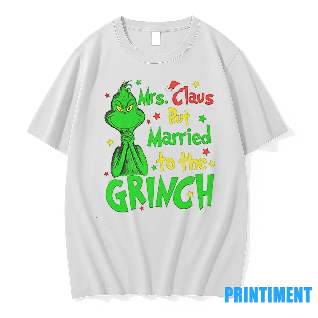 Mrs Claus But Married To The Grinch Christmas Sweater - Adult & Kids T-Shirts, Sweatshirts & Hoodies apparel design preview 1
