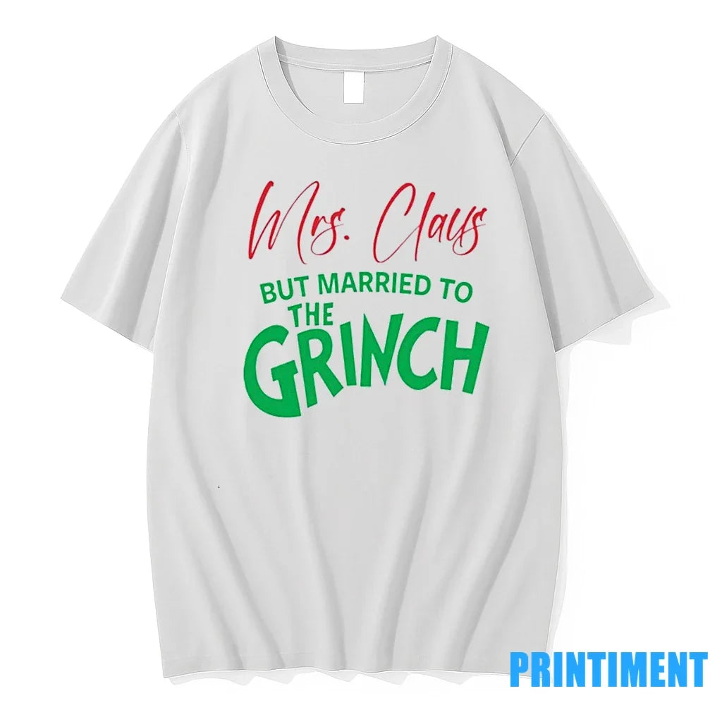 Mrs Claus But Married To The Grinch Sweater - Adult & Kids T-Shirts, Sweatshirts & Hoodies apparel design preview 1