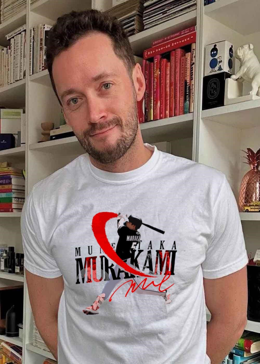 Munetaka Murakami Baseball Player Signature - Adult & Kids T-Shirts, Sweatshirts & Hoodies apparel design preview 2