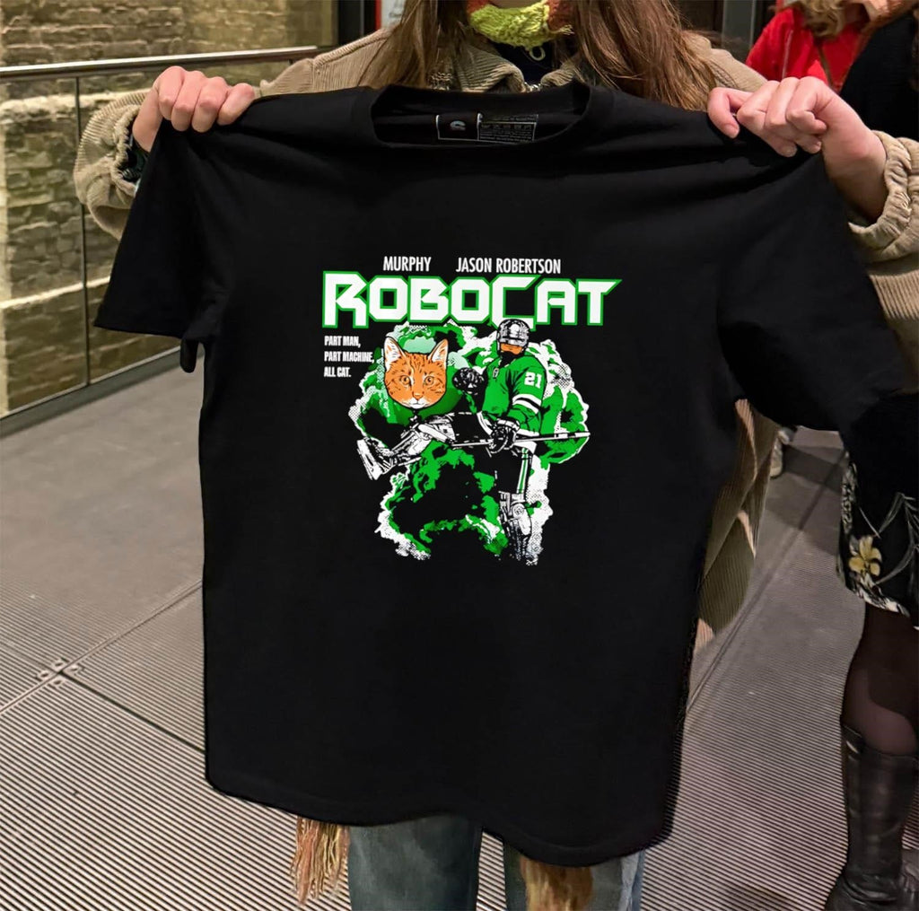 Murphy Jason Robertson Robocat Part Man Machine All - Adult & Kids T-Shirts, Sweatshirts & Hoodies apparel design preview 2