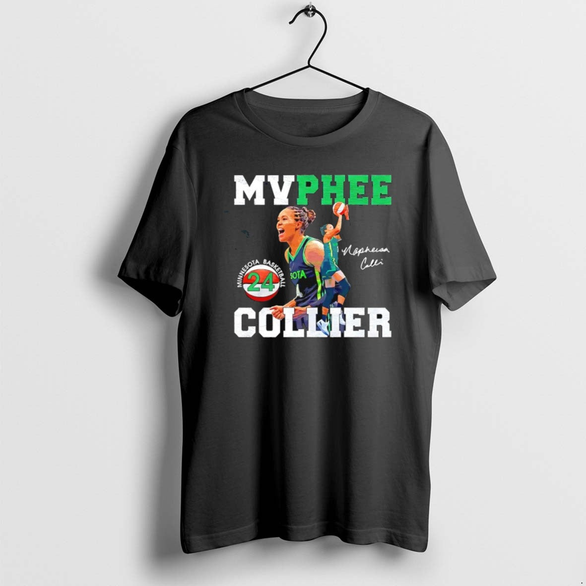 Mvphee Napheesa Collier Minnesota Lynx Basketball - Adult & Kids T-Shirts, Sweatshirts & Hoodies apparel design preview 1