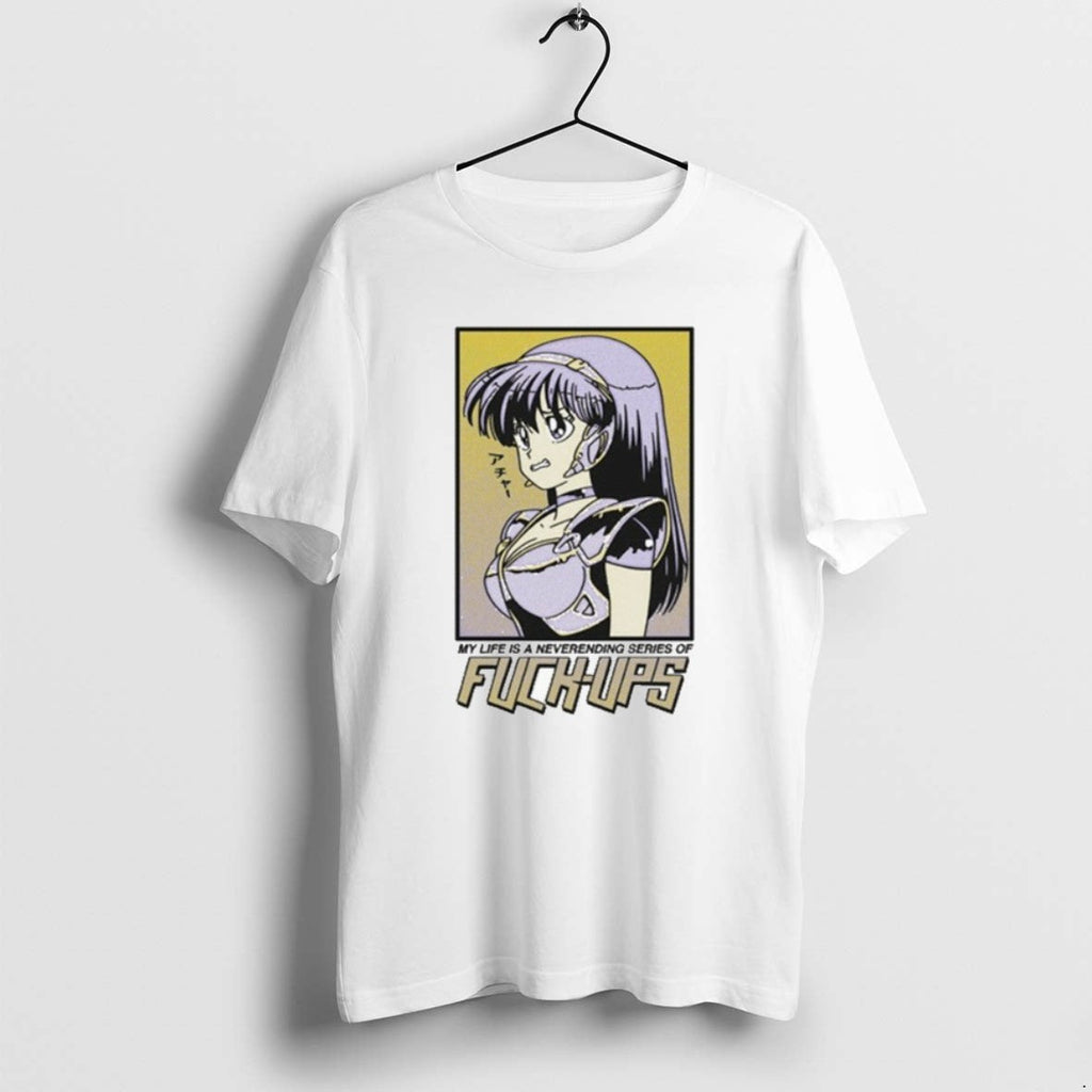 My Life Is A Neverending Series Of Fook Ups Waifu - Adult & Kids T-Shirts, Sweatshirts & Hoodies apparel design preview 1