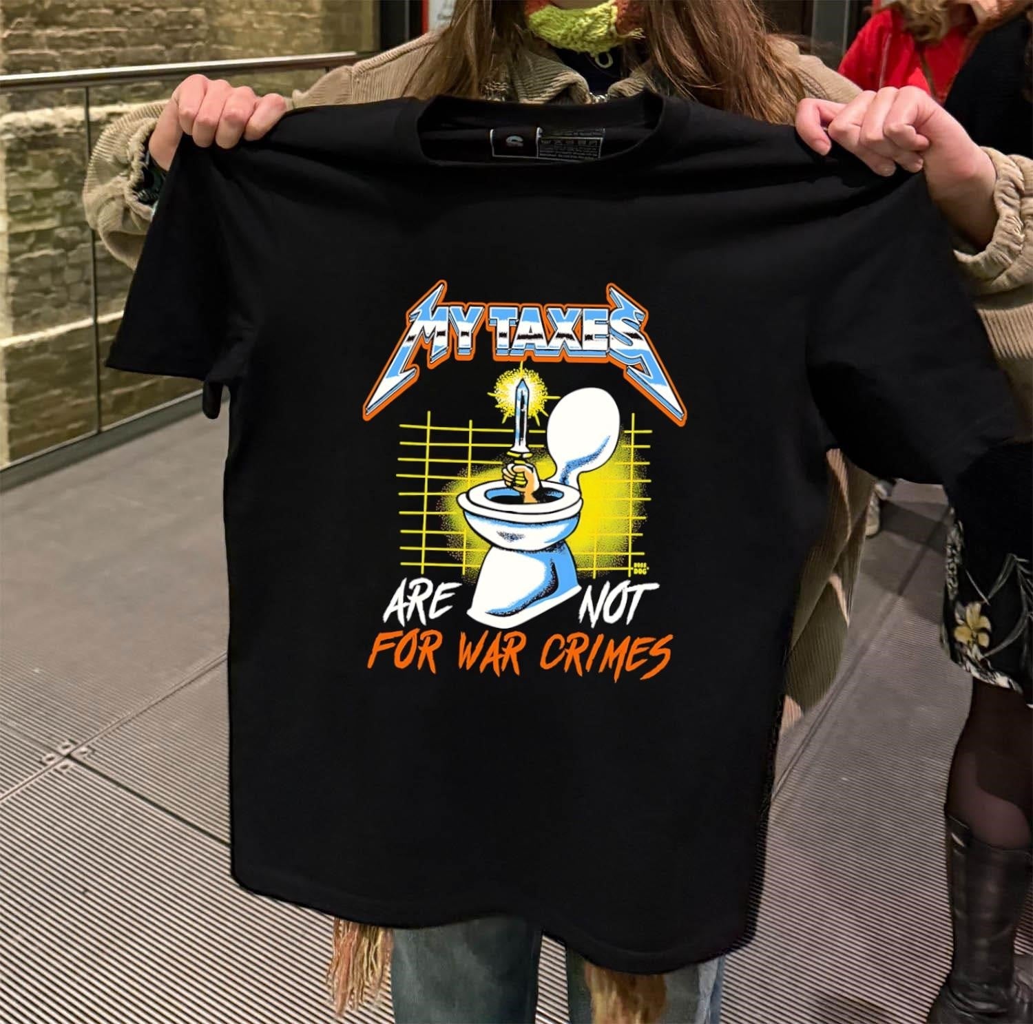 My Taxes Are Not For War Crimes - Adult & Kids T-Shirts, Sweatshirts & Hoodies apparel design preview 2