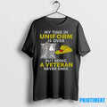 My Time In Uniform Is Over Veteran Sweater - Adult & Kids T-Shirts, Sweatshirts & Hoodies apparel design preview 1
