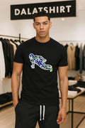 Native American Formline Art Football Player Action - Adult & Kids T-Shirts, Sweatshirts & Hoodies apparel design preview 1