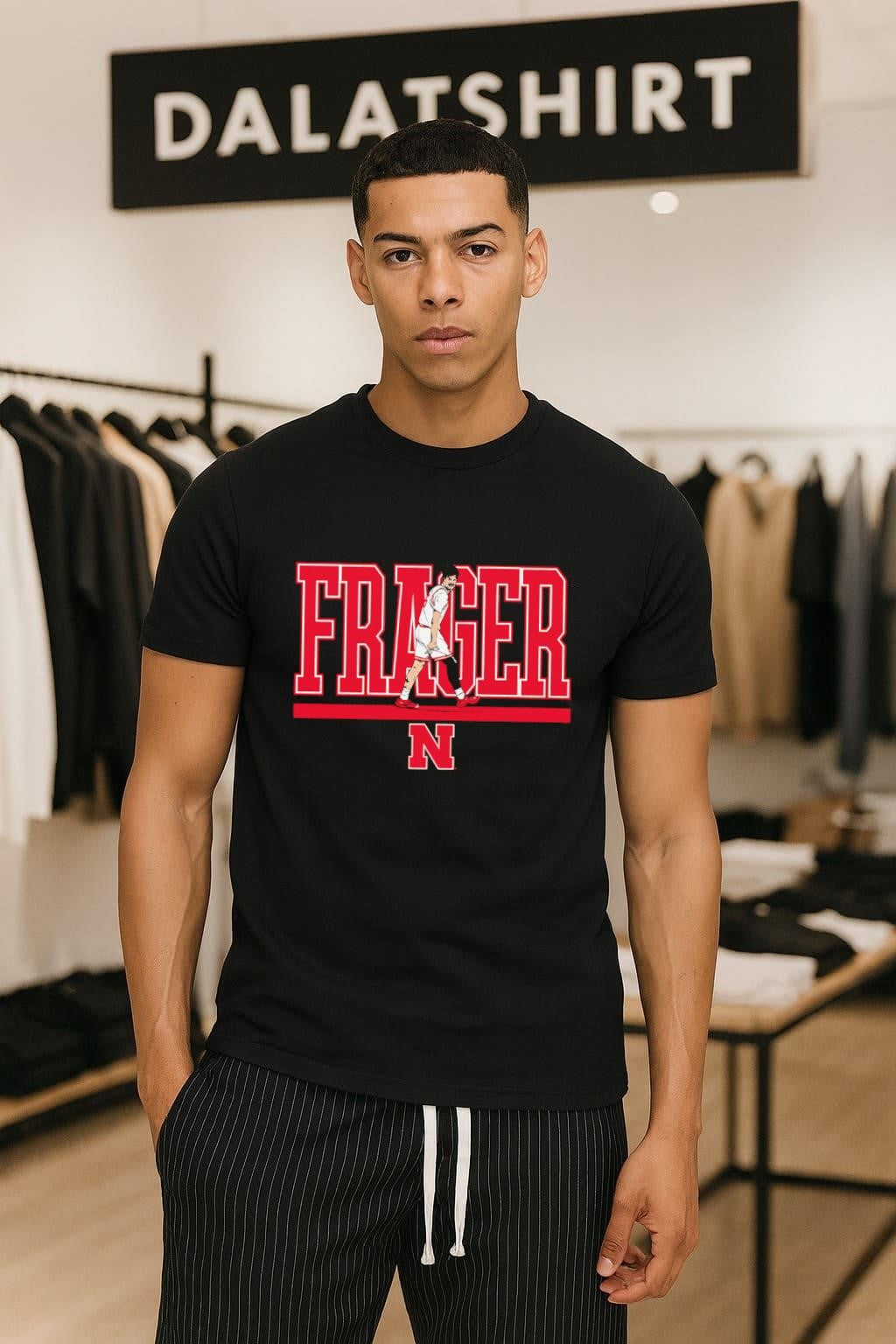 Nebraska Cornhuskers Rollie Fraser Frager - Adult & Kids T-Shirts, Sweatshirts & Hoodies apparel design preview 1