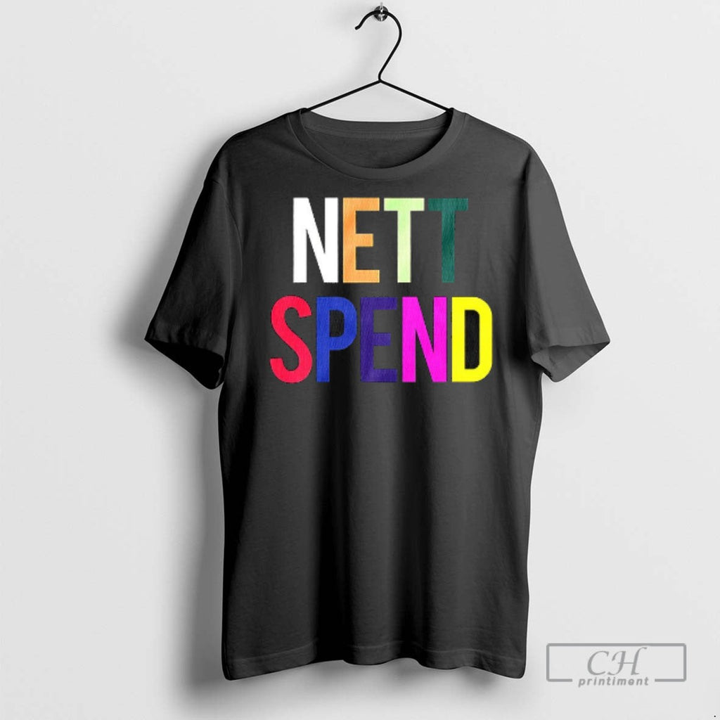 Nett Spend Rainbow - Adult & Kids T-Shirts, Sweatshirts & Hoodies apparel design preview 1