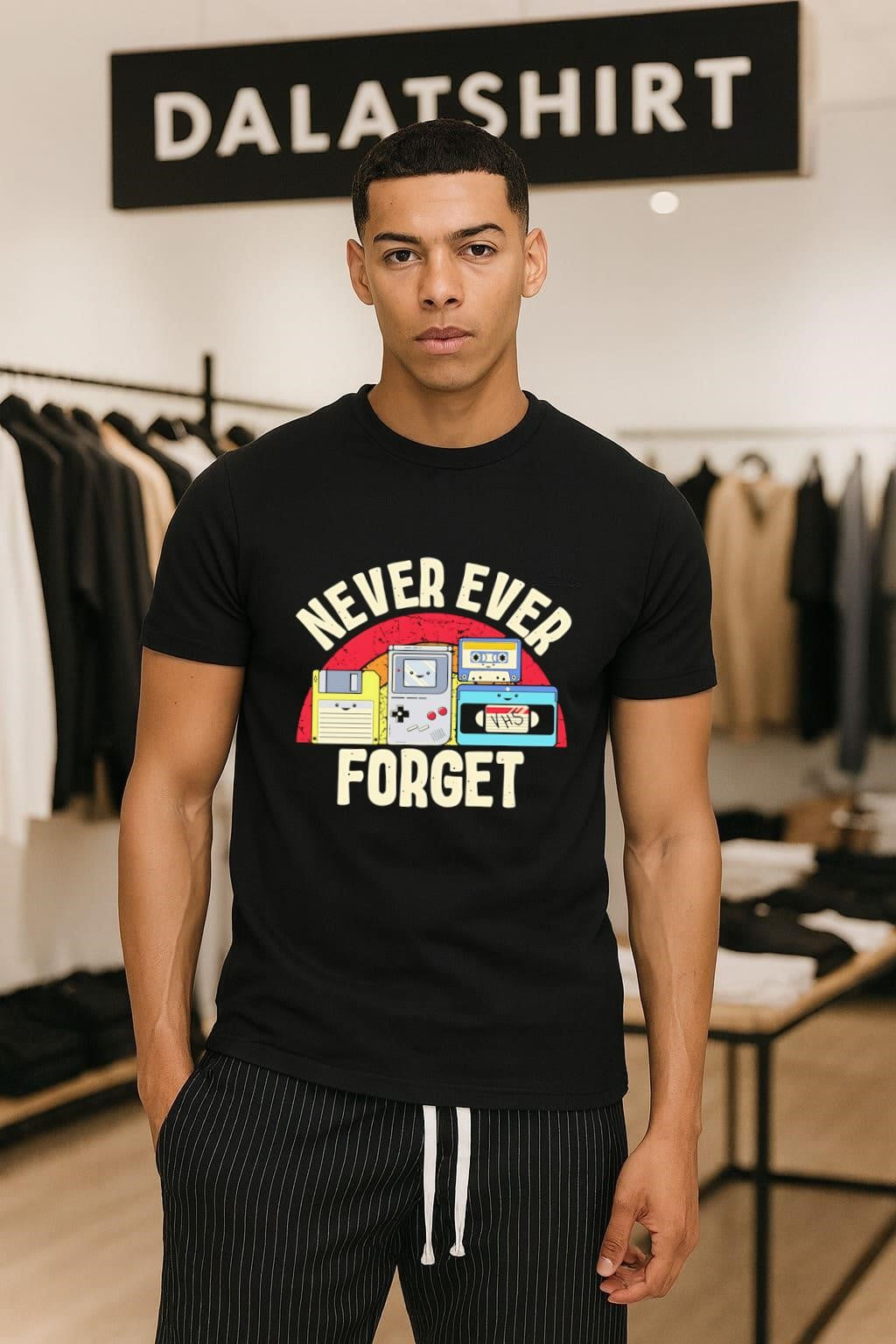 Never Ever Forget - Adult & Kids T-Shirts, Sweatshirts & Hoodies apparel design preview 1