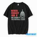 Never Forget Jan 6 He Didnt Call The National Guard - Adult & Kids T-Shirts, Sweatshirts & Hoodies apparel design preview 1