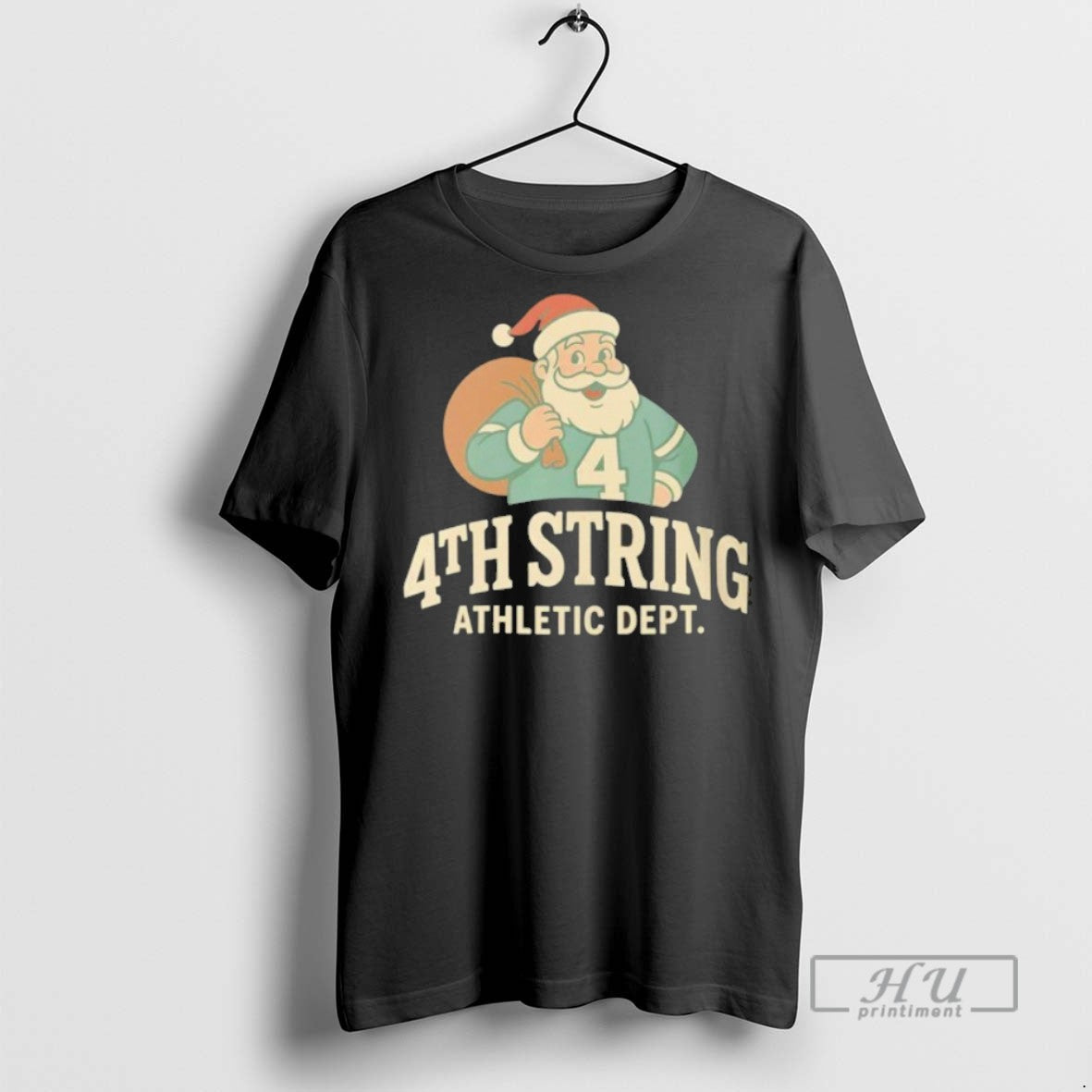 New 4th String Santa - Adult & Kids T-Shirts, Sweatshirts & Hoodies apparel design preview 1