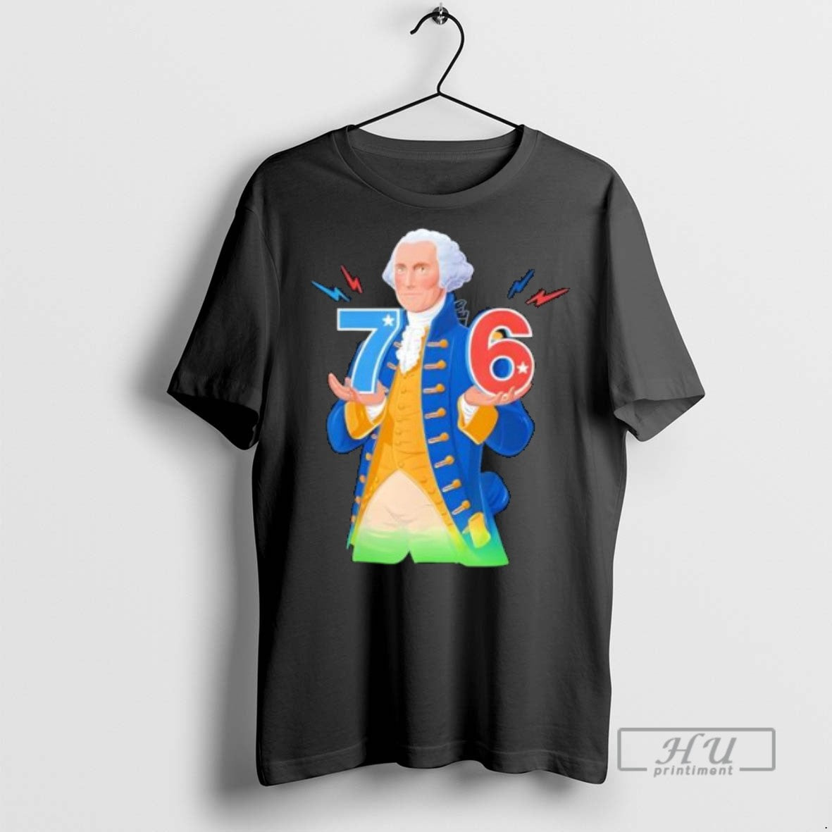 New 6 7 George Washington Seven Six Teacher American - Adult & Kids T-Shirts, Sweatshirts & Hoodies apparel design preview 1