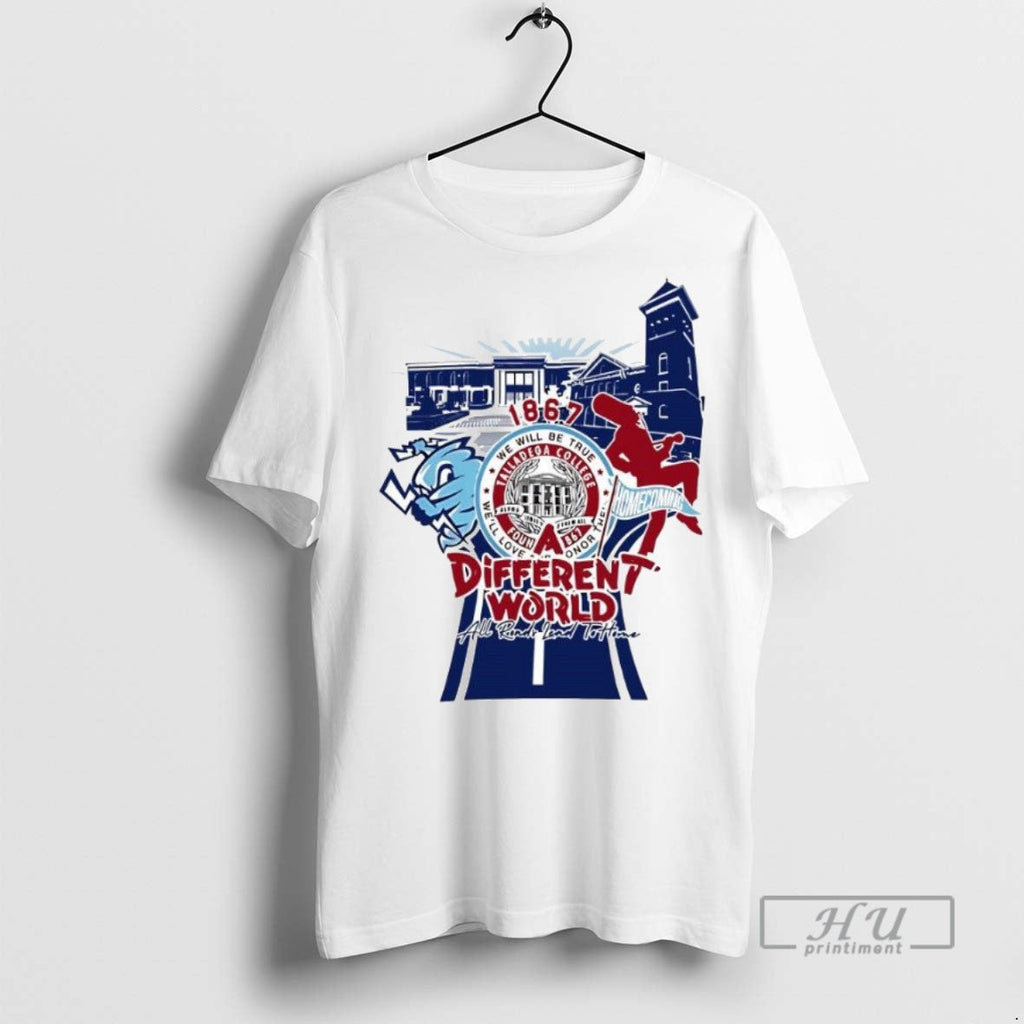 New A Different World Talladega College Logo - Adult & Kids T-Shirts, Sweatshirts & Hoodies apparel design preview 1