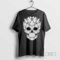 New A Skull But Its Cats Kitty Skeleton Halloween Cat - Adult & Kids T-Shirts, Sweatshirts & Hoodies apparel design preview 1