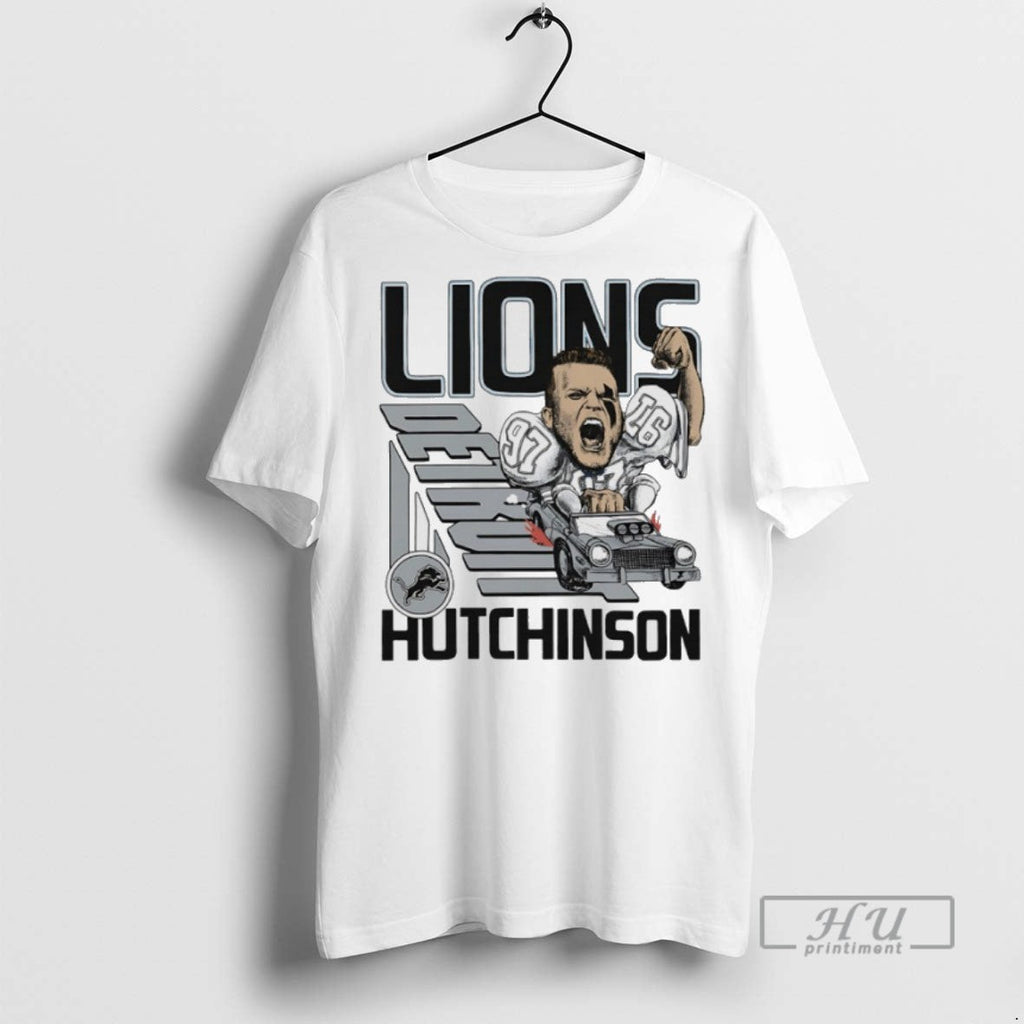 New Aidan Hutchinson Detroit Lions Player Signature - Adult & Kids T-Shirts, Sweatshirts & Hoodies apparel design preview 1