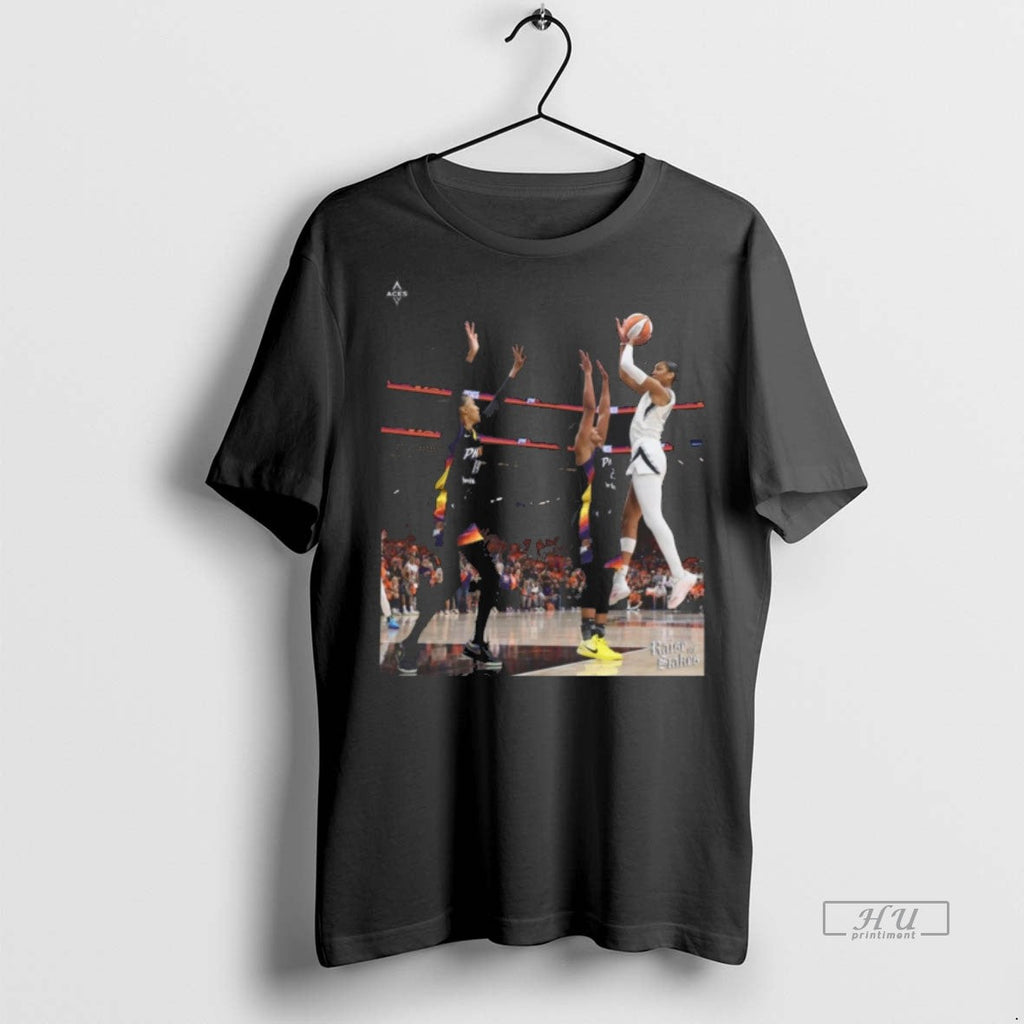 New Aja Wilson Hang It In The Louvre Las Vegas Aces - Adult & Kids T-Shirts, Sweatshirts & Hoodies apparel design preview 1