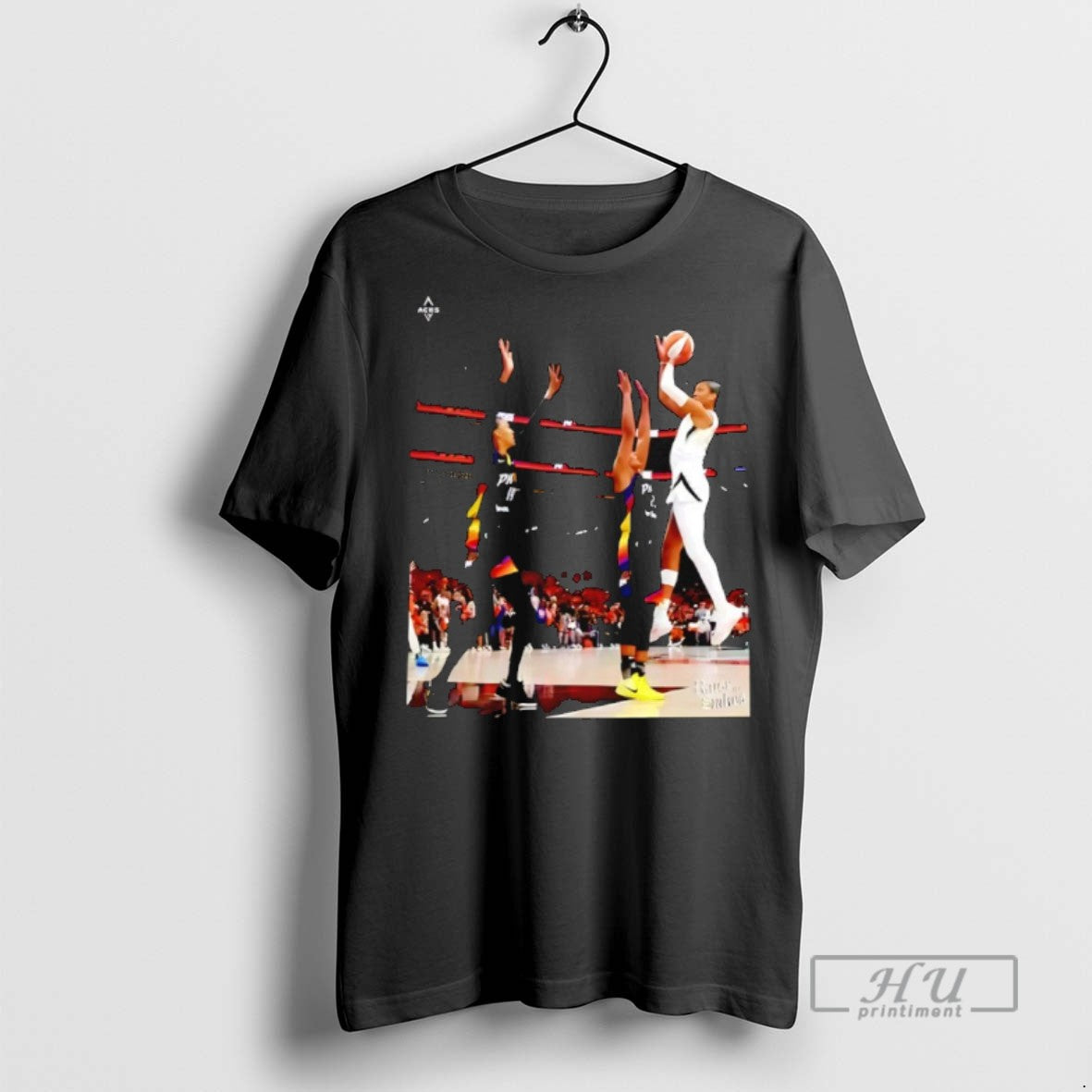 New Aja Wilson Las Vegas Aces Hang It In The Louvre - Adult & Kids T-Shirts, Sweatshirts & Hoodies apparel design preview 1
