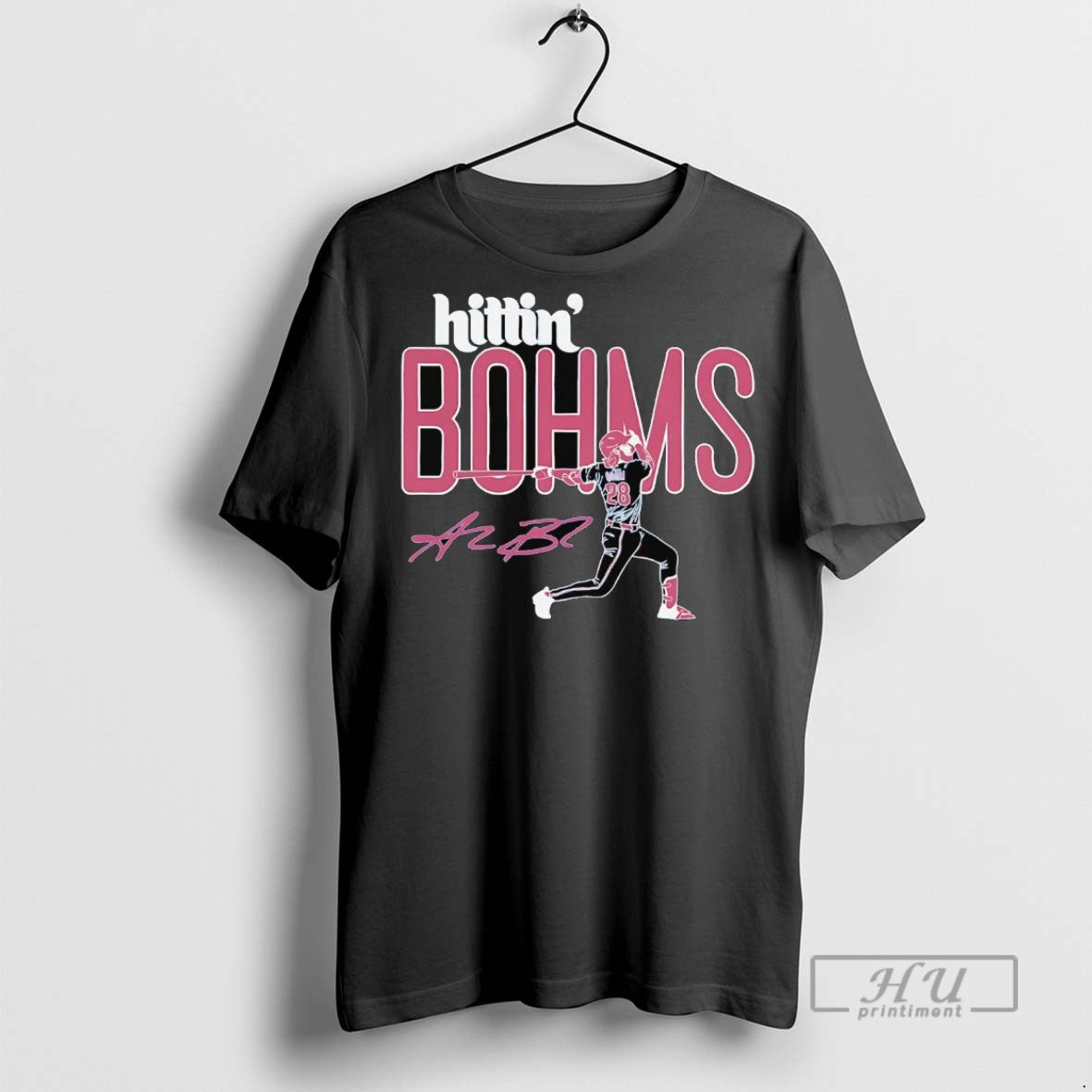 New Alec Bohm Hitting Bohms Signature - Adult & Kids T-Shirts, Sweatshirts & Hoodies apparel design preview 1