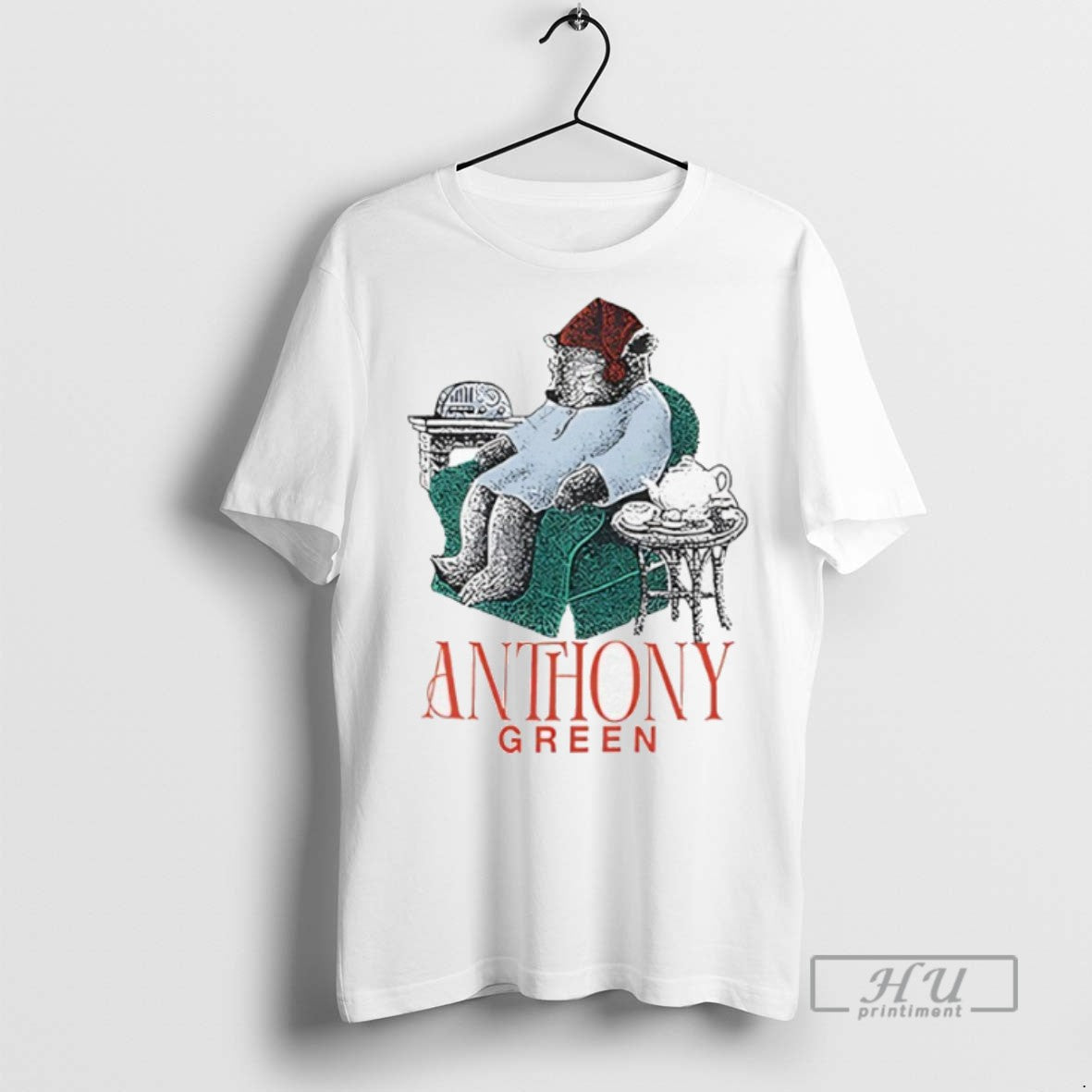 New Anthony Green Bear Sleepy Time - Adult & Kids T-Shirts, Sweatshirts & Hoodies apparel design preview 1