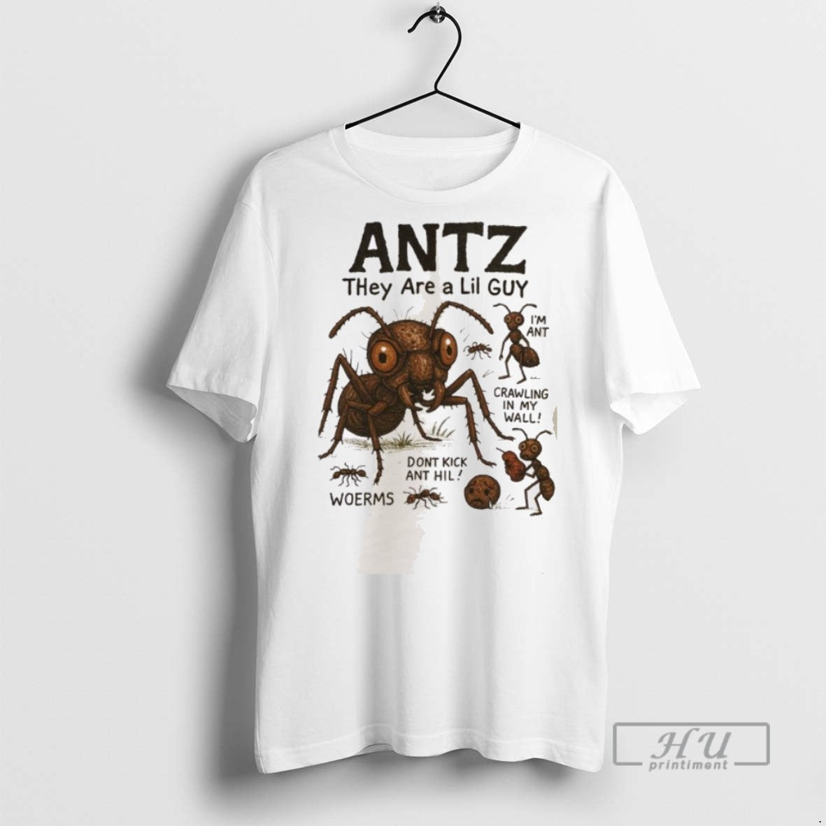 New Antz They Are A Lil Guy - Adult & Kids T-Shirts, Sweatshirts & Hoodies apparel design preview 1
