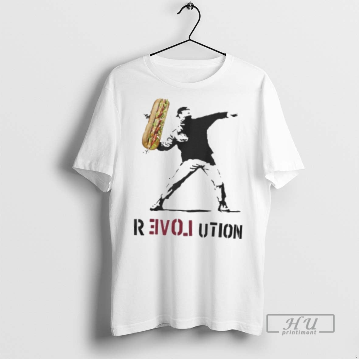 New Assault With A Deli Weapon Revolution - Adult & Kids T-Shirts, Sweatshirts & Hoodies apparel design preview 1