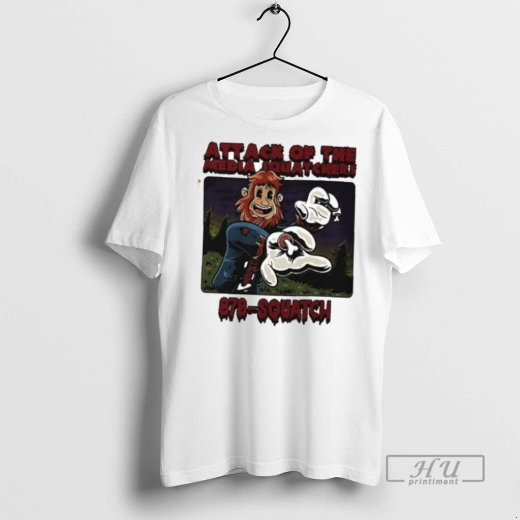 New Attack Of The Media Squatchers - Adult & Kids T-Shirts, Sweatshirts & Hoodies apparel design preview 1