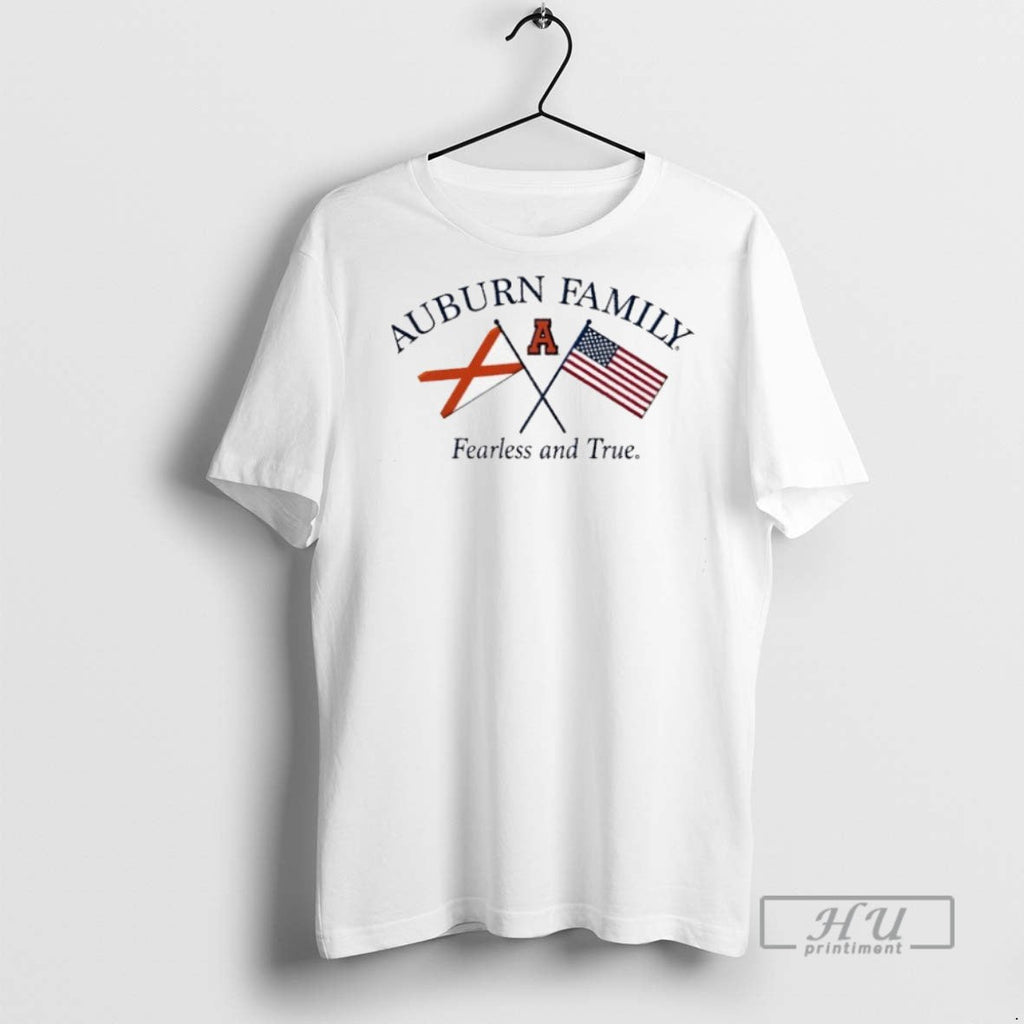 New Auburn Family Fearless And True Flags - Adult & Kids T-Shirts, Sweatshirts & Hoodies apparel design preview 1