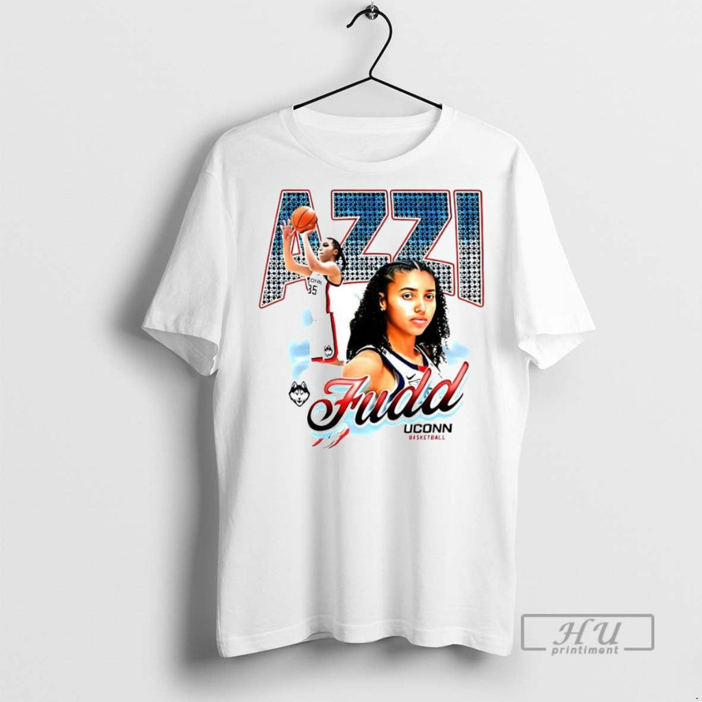 New Azzi Fudd Uconn Basketball Graphic - Adult & Kids T-Shirts, Sweatshirts & Hoodies apparel design preview 1