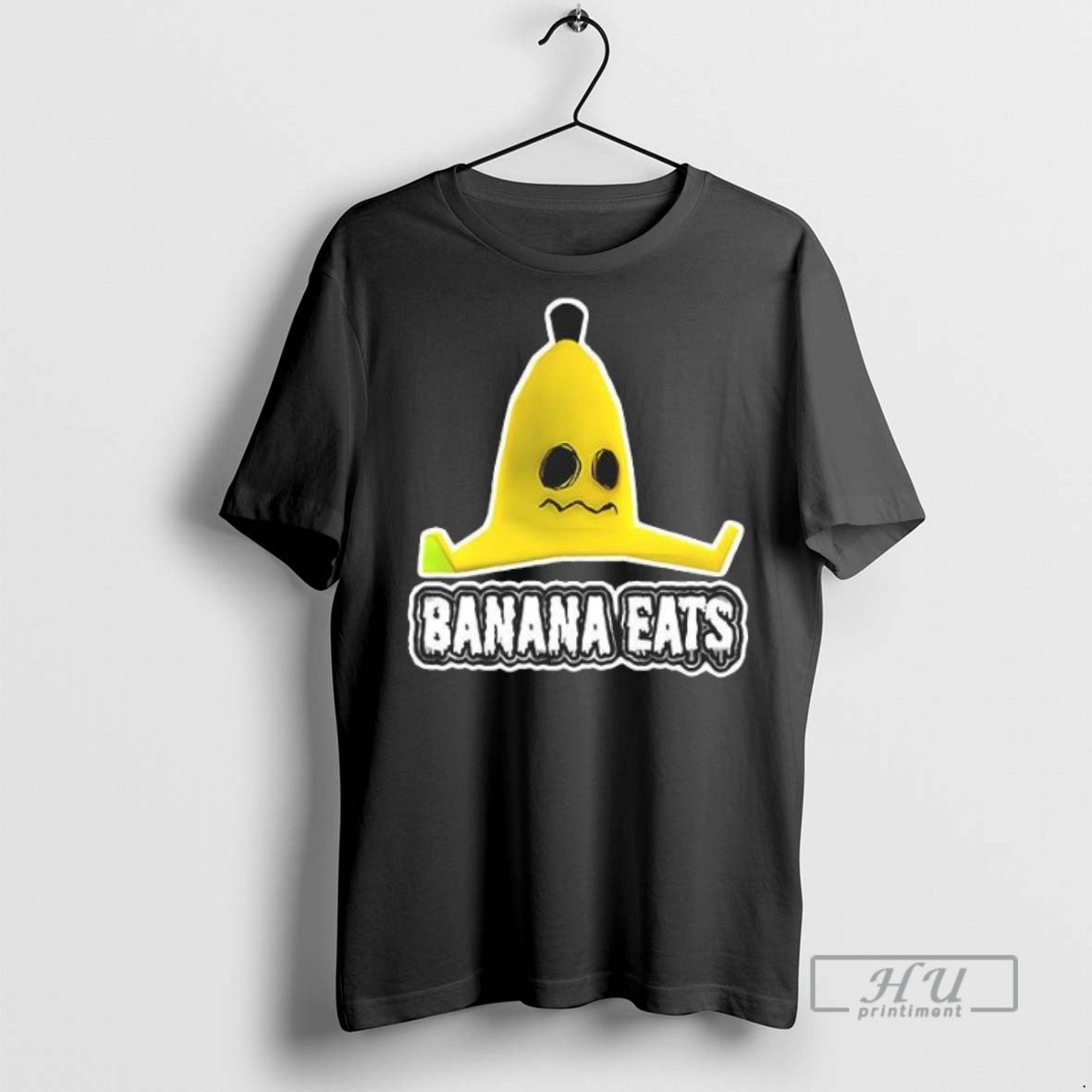New Banana Eats Peel Trap Retro - Adult & Kids T-Shirts, Sweatshirts & Hoodies apparel design preview 1