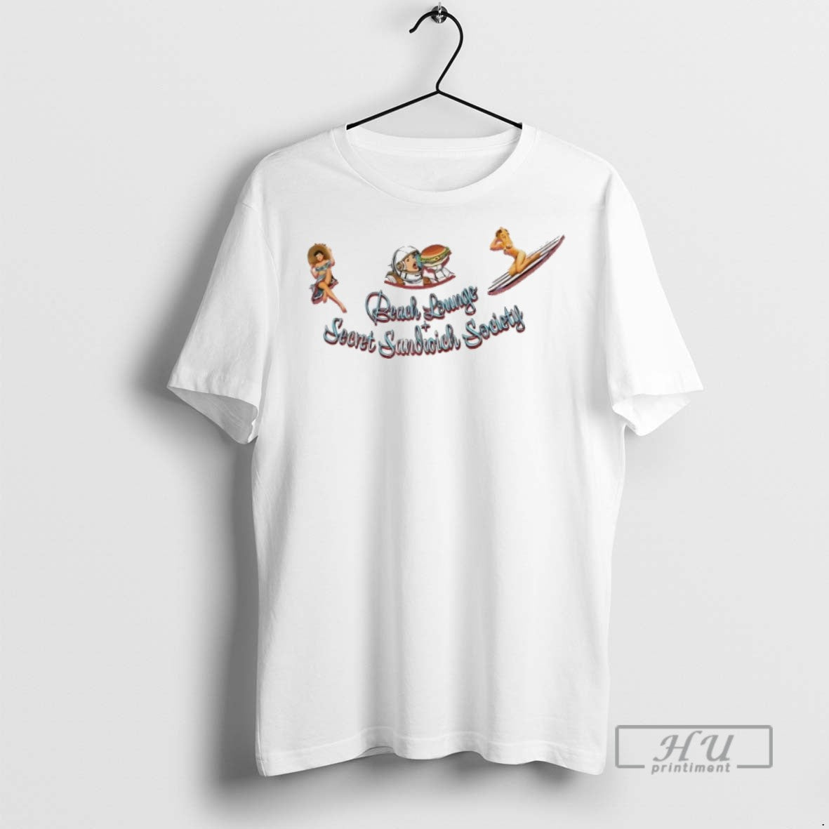 New Beach Lounge And Secret Sammy Society - Adult & Kids T-Shirts, Sweatshirts & Hoodies apparel design preview 1