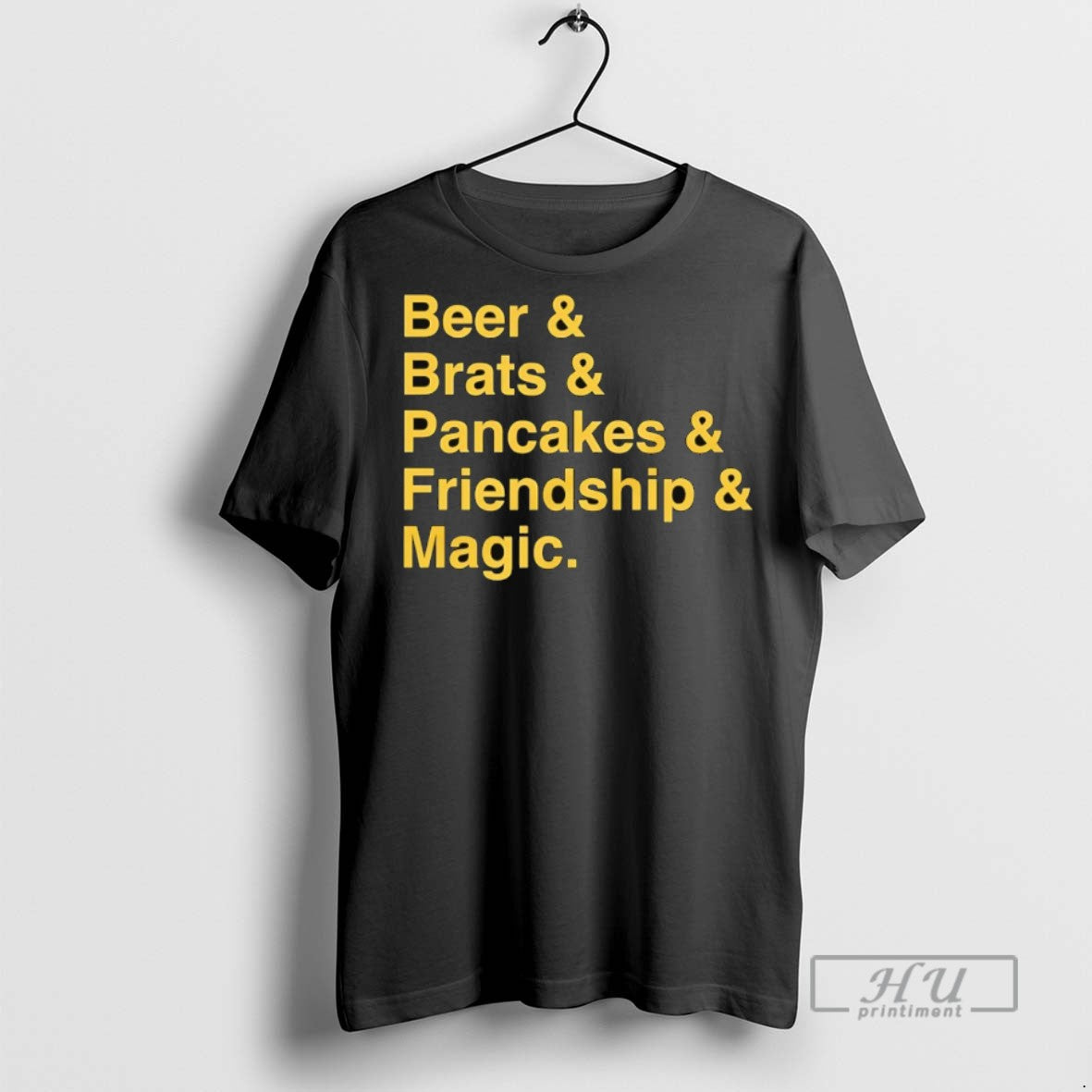 New Beer And Brats Pancakes Friendship Magic - Adult & Kids T-Shirts, Sweatshirts & Hoodies apparel design preview 1