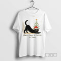 New Black Cat Santa Claws Christmas Tree - Adult & Kids T-Shirts, Sweatshirts & Hoodies apparel design preview 1