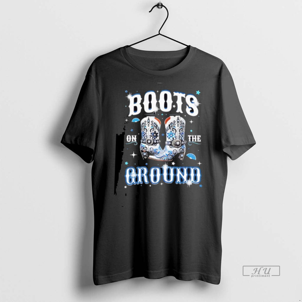 New Boots On The Ground Cowgirl Style Graphic Sweater - Adult & Kids T-Shirts, Sweatshirts & Hoodies apparel design preview 1