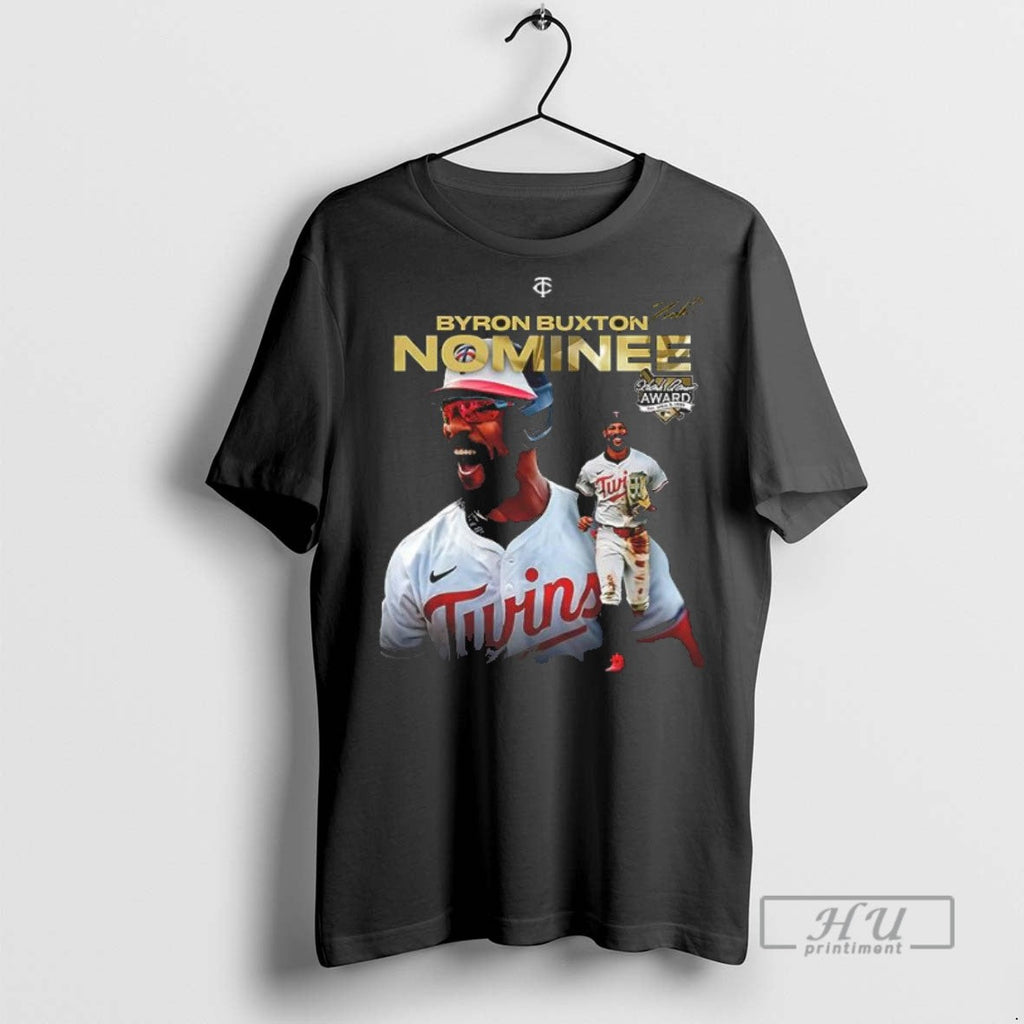 New Byron Buxton Nominee Minnesota Twins Signature - Adult & Kids T-Shirts, Sweatshirts & Hoodies apparel design preview 1