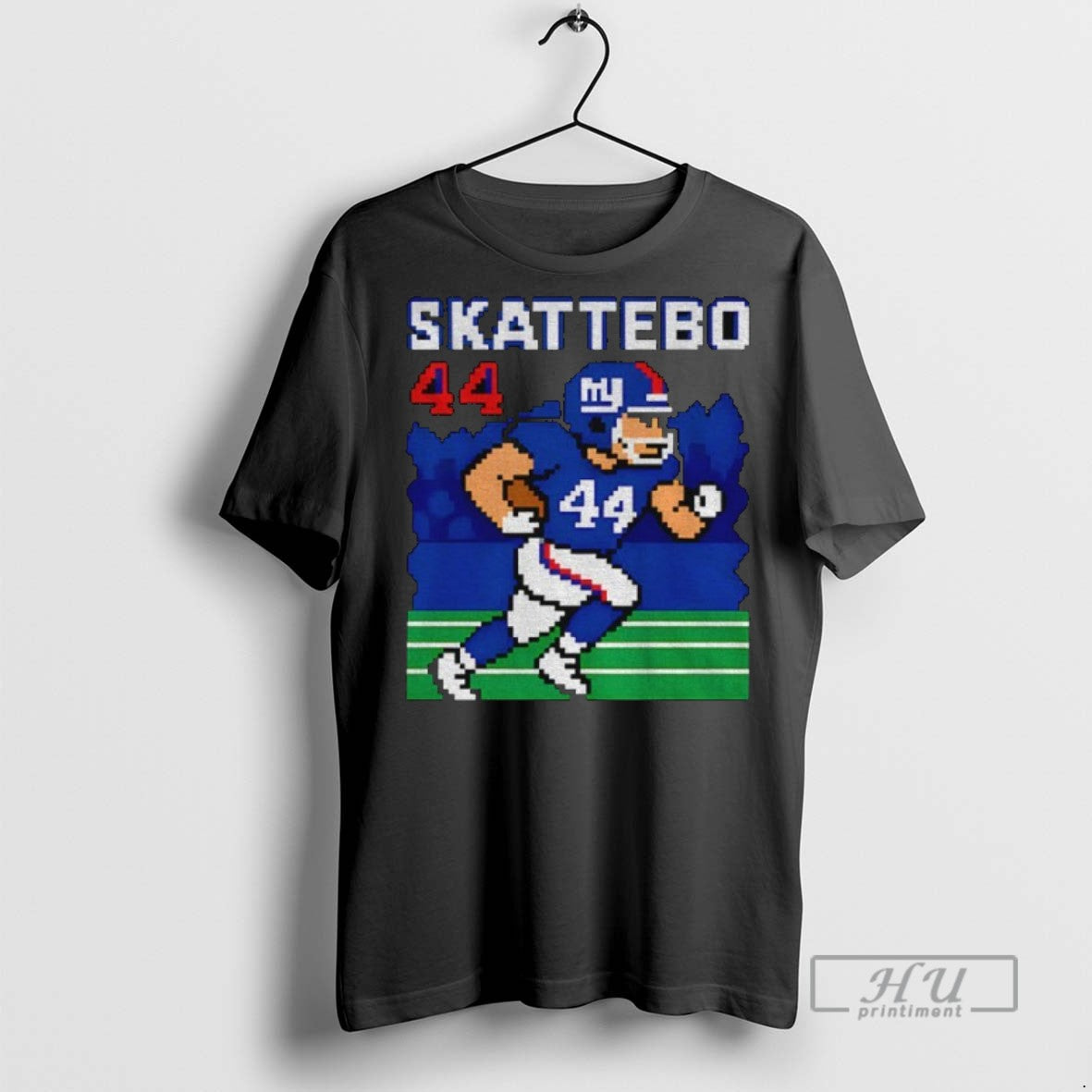 New Cam Skattebo Retro 8 Bit Tecmo Bowl York Giants - Adult & Kids T-Shirts, Sweatshirts & Hoodies apparel design preview 1