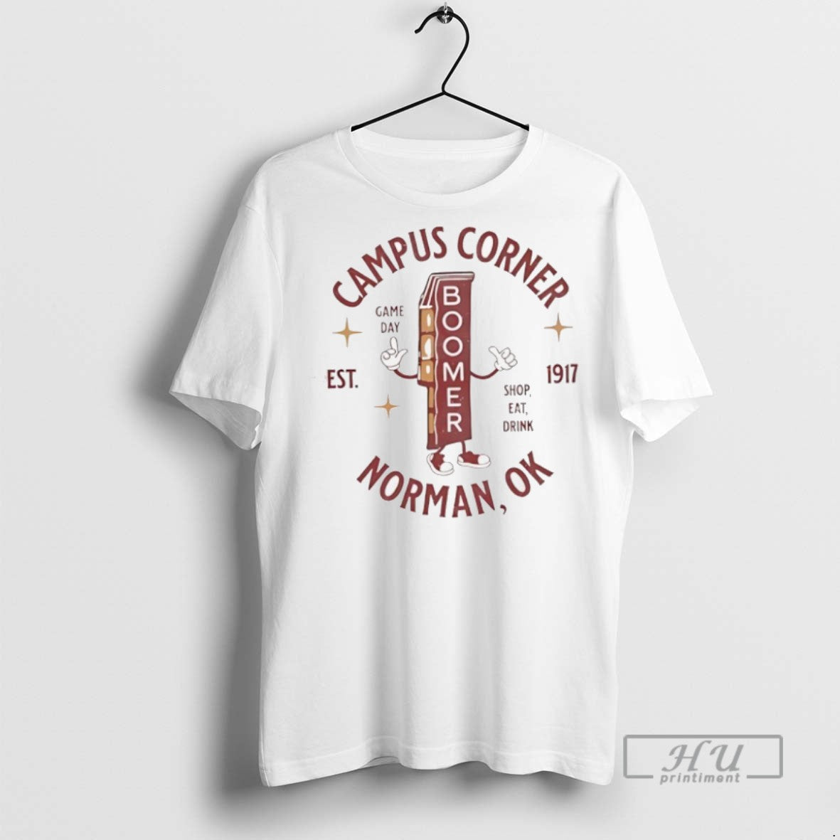 New Campus Corner Norman Ok Boomer Oklahoma Sooners - Adult & Kids T-Shirts, Sweatshirts & Hoodies apparel design preview 1