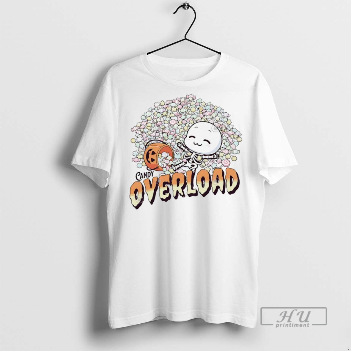 New Candy Overload Halloween - Adult & Kids T-Shirts, Sweatshirts & Hoodies apparel design preview 1