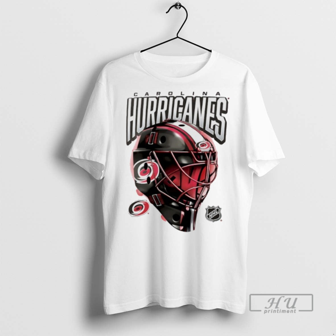 New Carolina Hurricanes Penalty Box Hockey Helmet - Adult & Kids T-Shirts, Sweatshirts & Hoodies apparel design preview 1
