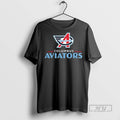 New Columbus Aviators Map Logo Double Sided - Adult & Kids T-Shirts, Sweatshirts & Hoodies apparel design preview 1