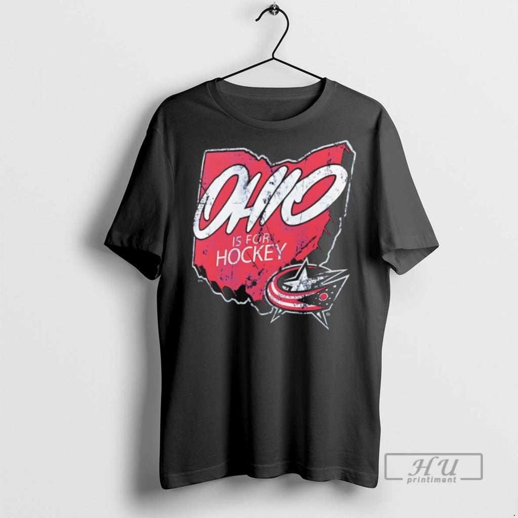 New Columbus Blue Jackets Ohio Is For Hockey - Adult & Kids T-Shirts, Sweatshirts & Hoodies apparel design preview 1