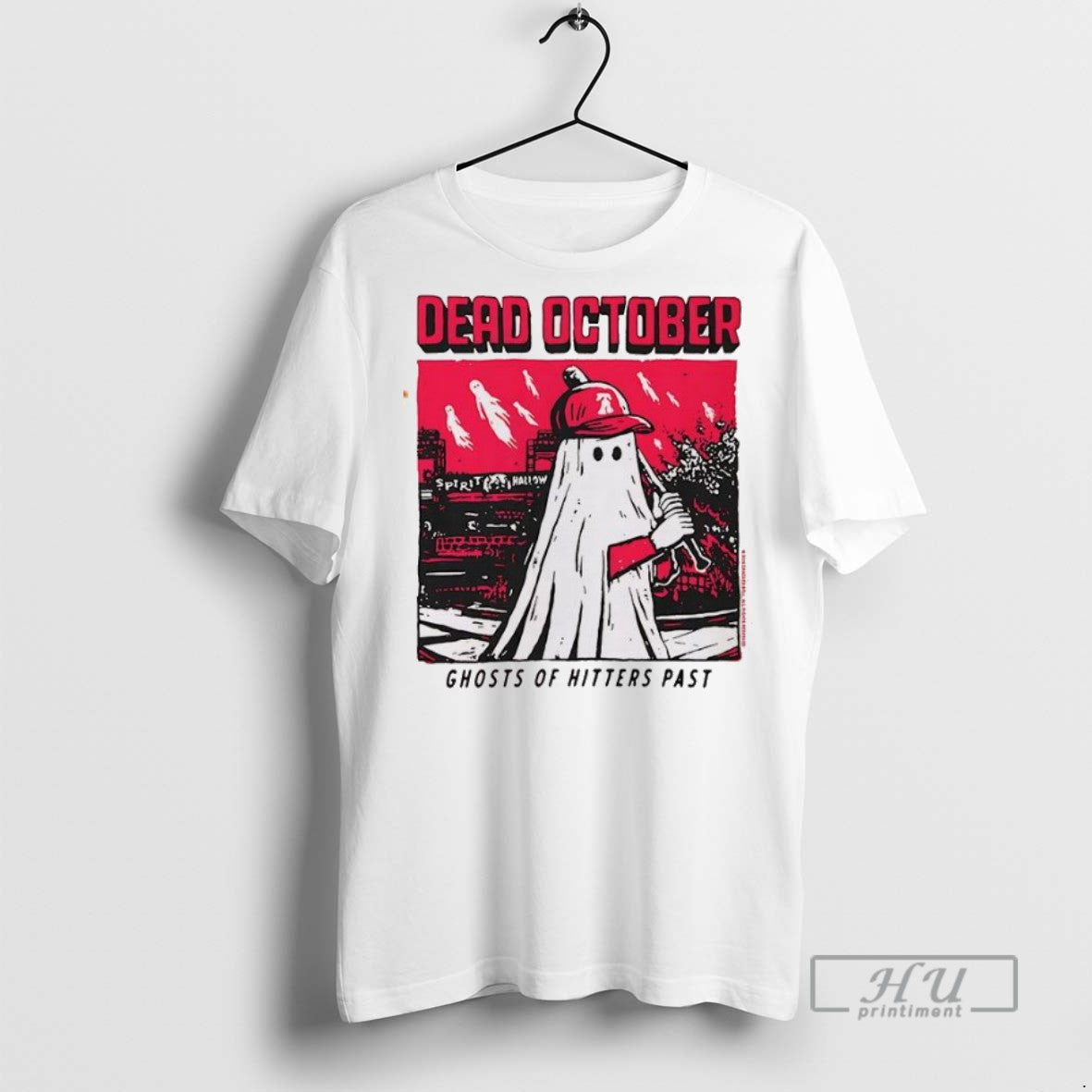 New Cracked Bell Dead October Ghosts Of Hitters Past - Adult & Kids T-Shirts, Sweatshirts & Hoodies apparel design preview 1