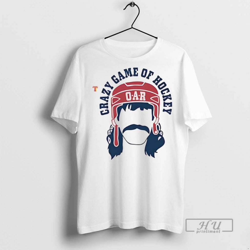 New Crazy Game Of Hockey O A R - Adult & Kids T-Shirts, Sweatshirts & Hoodies apparel design preview 1