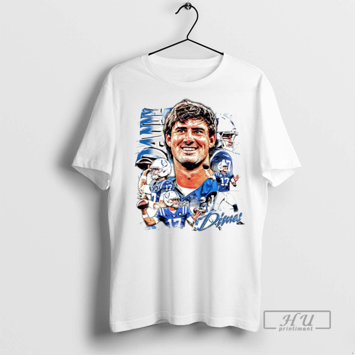 New Danny Dimes Picture Collage Indianapolis Colts - Adult & Kids T-Shirts, Sweatshirts & Hoodies apparel design preview 1