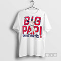 New David Ortiz Boston Red Sox Baseball Cooperstown - Adult & Kids T-Shirts, Sweatshirts & Hoodies apparel design preview 1