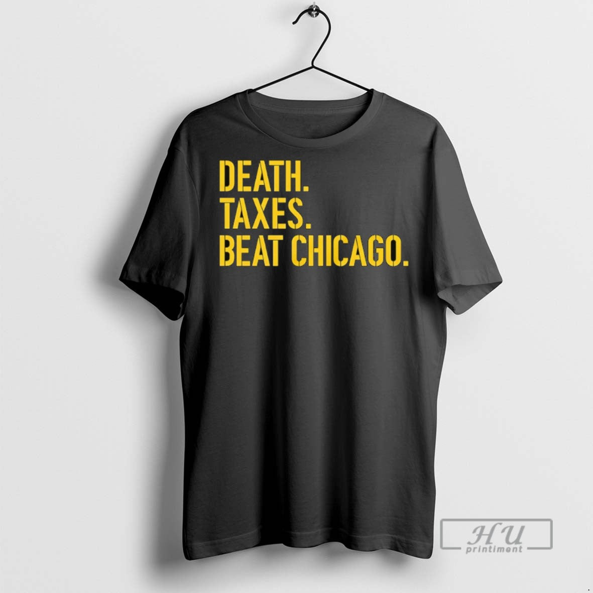 New Death Taxes Beat Chicago - Adult & Kids T-Shirts, Sweatshirts & Hoodies apparel design preview 1